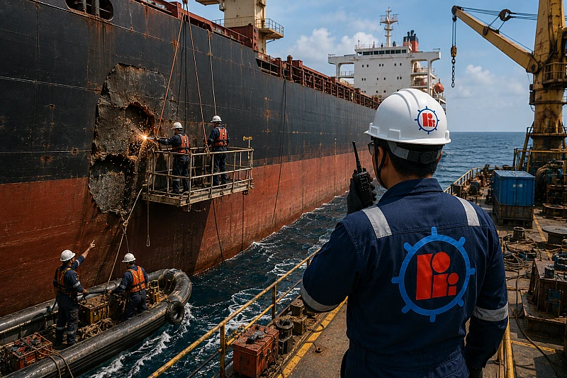 Bulk Carrier Emergency Repair